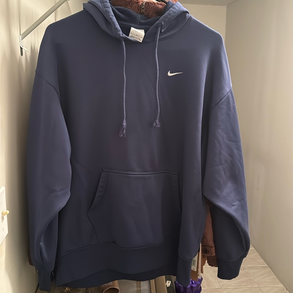 Blue Nike hoodie